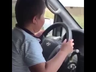 behind the wheel